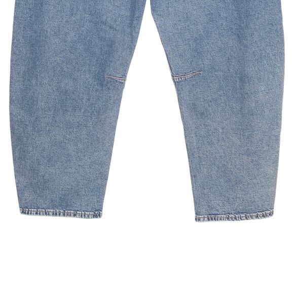 GAP Barrel Jeans Medium Indigo Denim Size 14 / 32 NWT - Picture 7 of 8
